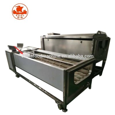 Brush Roller Potato Ginger Washing Cleaning Peeling Processing Machine Carrot Peeler Machine