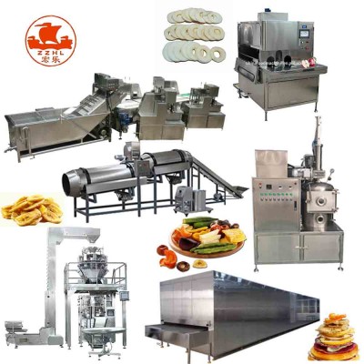 Jackfruit Fruit Pineapple Echips Making Production Line Automatic Potato Chips Slicing Fryer Making Packaging Machine Price