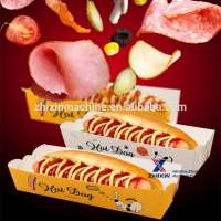 Hot dog tray box machine ZX-1200 Automatic carton erecting machine food paper box machine